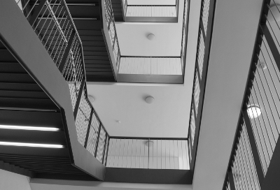 Treppenhaus im Felix-Klein-Gebäude